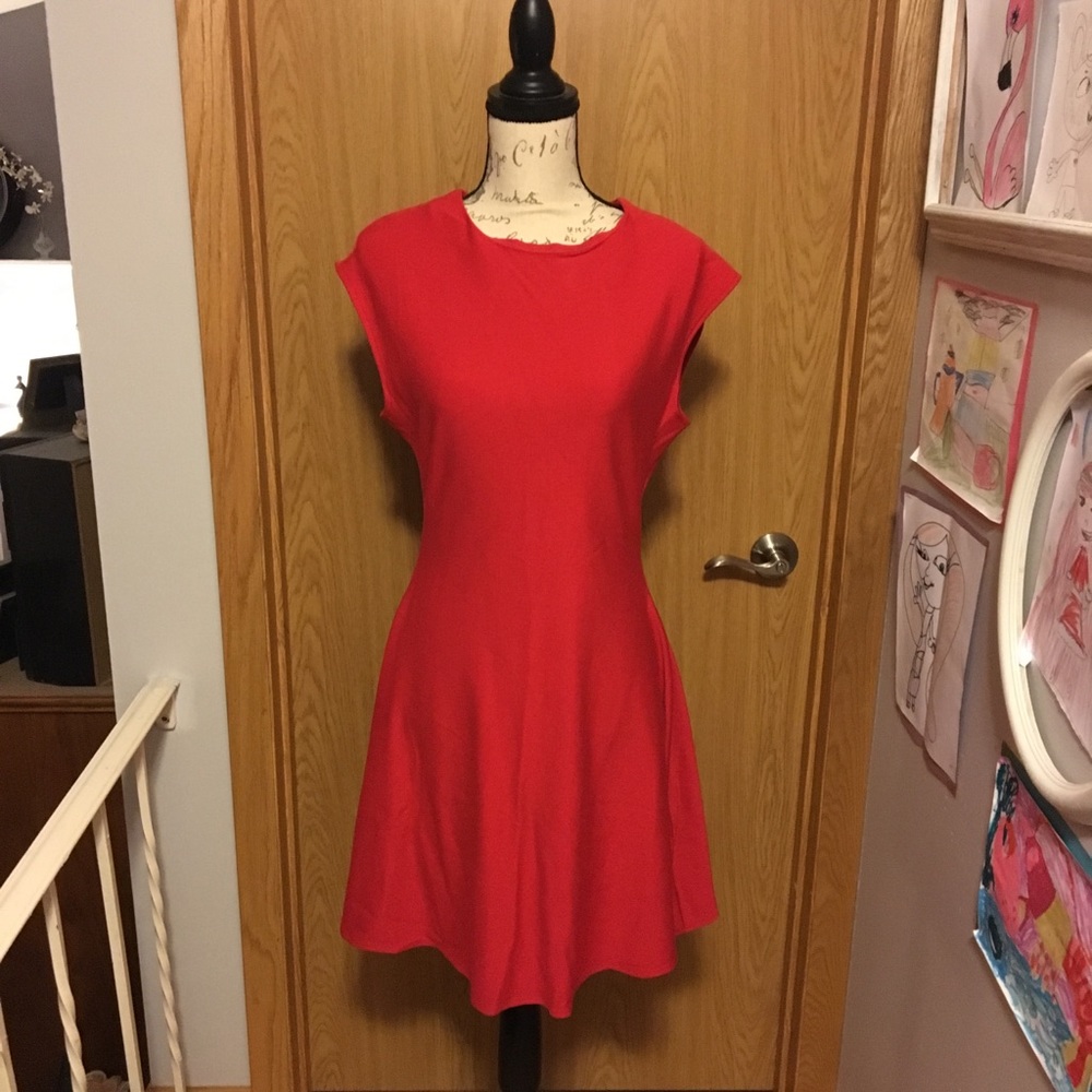 New with tags red dress by unique vintage XL